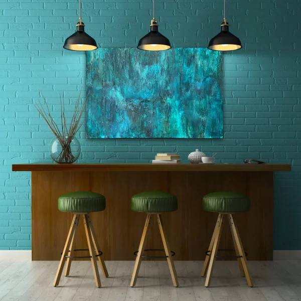 Turquoise Jewel 120x80cm - Bild 3