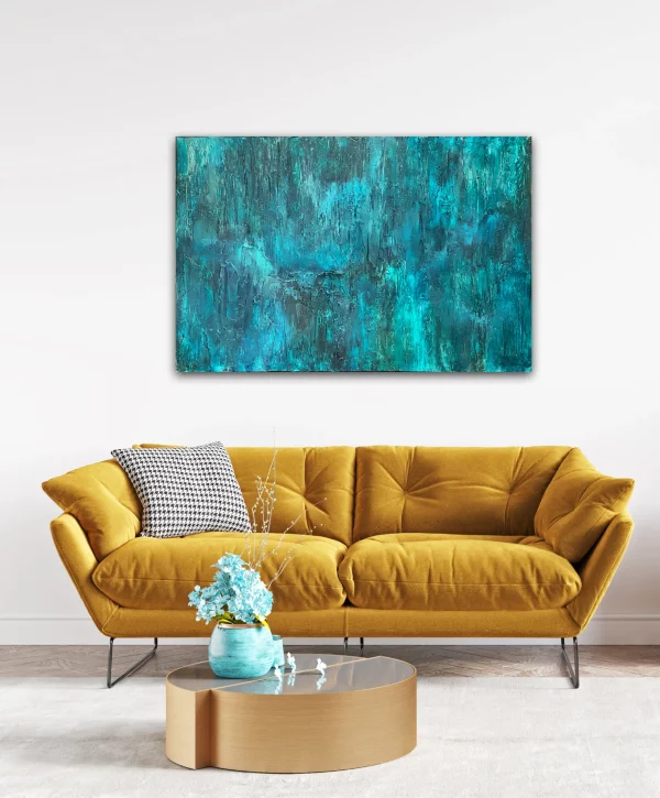 Turquoise Jewel 120x80cm - Bild 4