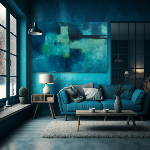 Blue Dreams 160x100cm - Bild 2