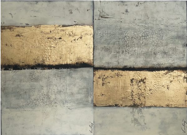 Golden Fields (Diptych) 100x70cm