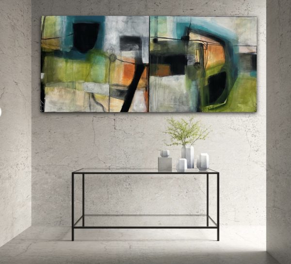 ColorFields (Diptych) 180x100cm - Bild 6